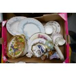 A mixed collection of items: to include Aynsley, Minton,