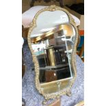 Gilt Effect Free Standing 1930's Dressing Table Mirror: