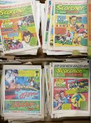 A collection of 1970's Scorcher & Score Children's Comics: two trays(2)