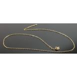 9ct gold necklace, 1.9g.