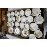 A collection of new Spode Woodland patterned cups and saucer sets(24 sets):