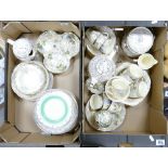 A collection of tea and dinner ware to include: Royal Crown Staffordshire bowls,