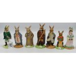 Royal Doulton Bunnykins figures from The Robin Hood Collection comprising of Robin Hood DB244,