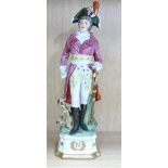 Capo De Monte porcelain figure of Napoleon height 30cm.