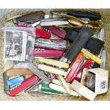 A good collection of vintage penknife's: swiss army, victorinox,