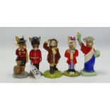 Royal Doulton limited edition Bunnykins figures: Statue of liberty DB198, Airman DB195,