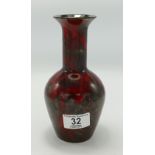 Cobridge stoneware high fired vase: height 18cm