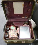 Girls vanity suitcase fitted for jewellery etc: