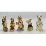 Royal Doulton Bunnykins Figures to include: Cook DB85, Harry DB73,Father DB154,