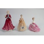 Ceramic lady figures(3):