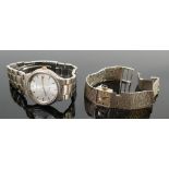 Seiko gents Titanium 50M watch: Together with Rotary ladies sterling silver watch & bracelet in