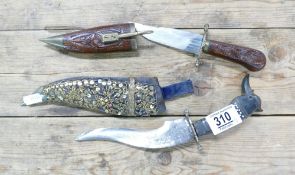 Two ethnic type daggers: