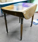 Mahogany Pembroke table early 19th century:
