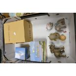 A mixed collection of items: to include Tuskers and Country Artists Elephant figures etc (3 boxed)