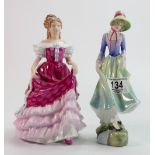 Royal Doulton lady figures Sweet sixteen HN3648 & seconds figure Polly(2)