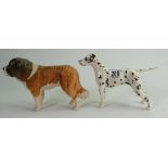 Beswick Dalmation 961 & St Bernard 2221(2):