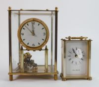 Two Brass Carriage Clocks: