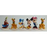 Royal Doulton The Mickey Mouse 70th Anniversary Collection: Donald Duck MM3, Mickey Mouse MM1,