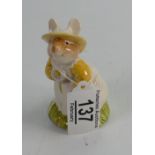 Royal Doulton Brambly Hedge unfinished figure Primrose Woodmouse DBH8: With plain yellow dress and