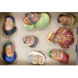 A collection of Bossons Plaster Wall Plaques to include: Sikh, Persian, Serbian,