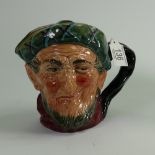 Royal Doulton large prototype Auld Mac character jug: Auld Mac painted in a different tartan