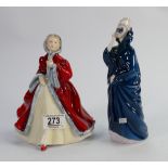 Royal Doulton lady figures: Rachel HN2936 & second figure Monica(2)