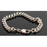 Silver bracelet, 34g.