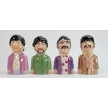 Peggy Davies set of four prototype Beatle busts Yellow Submarine: By M Jackson.