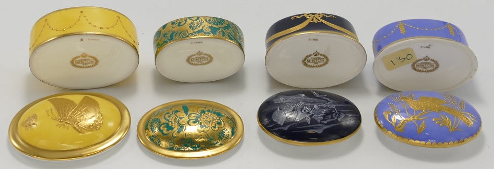 A collection of Minton prototype pill boxes: Date from 1990s including Pate sur Pate, - Image 2 of 3