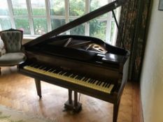 Murdoch London Mahogany Baby Grand Piano: Width 142cm & length 126cm