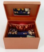A collection of quality costume jewellery: Earrings, pendants etc, in jewellery box.