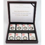 The 2016 Datestamp United Kingdom Specimen Year Set of coins: Comprising set of 8 Nickel-brass