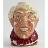 Royal Doulton large character jug the White Haired Clown D6322: