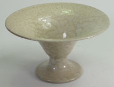 Ruskin vase high fired tazza Speckled grey glaze: Ex. W.