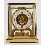 Jaeger-LeCoultre Atmos mantle clock: c1960-70 The open five hundred and forty calibre movement with