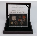 Westminster proof coin set: The Queens New Portrait Specimen Set,
