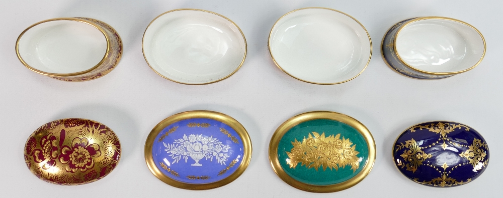 A collection of Minton prototype pill boxes: Date from 1990s including Pate sur Pate, - Image 2 of 3