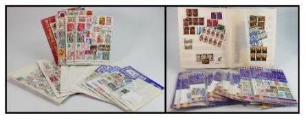 A large collection of stamps: Including first day covers, envelopes,