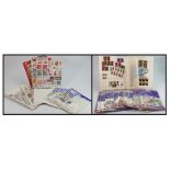 A large collection of stamps: Including first day covers, envelopes,