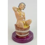 Kevin Francis / Peggy Davies Ceramics Erotic Figure - Bubbles: Artist Original Colourway by