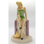Kevin Francis Peggy Davies figure of Marilyn Munroe: Artists green colourway no 1 of 1 by Victoria