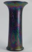 Ruskin high fired vase in the Kingfisher Blue Glaze: Dated 1923, height 20.