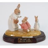 Beswick Beatrix Potter tableau Mrs Rabbit and the four bunnies: boxed with certificate