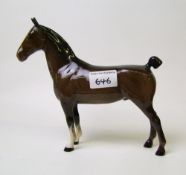 Beswick Hackney horse in brown 1361: