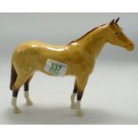 Beswick Stallion: dun gloss issued for the BCC in 2007, boxed