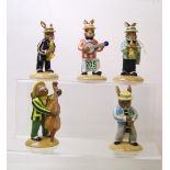 Royal Doulton Bunnykins Figures from the Jazz Band Collection :Figures comprising Clarinet Player