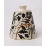 Moorcroft vase with a parsley design: Height 14cm