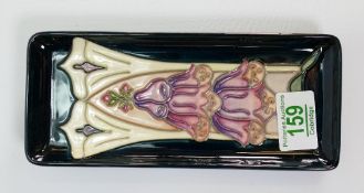 Moorcroft foxglove pen tray: dated 1993