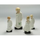 Royal Doulton Choir Boy figures: Darling HN1319, Darling HN1985 x 2 & Bedtime HN1978(4)