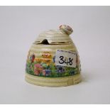 Clarice Cliff Radiance Beehive honey pot & cover: